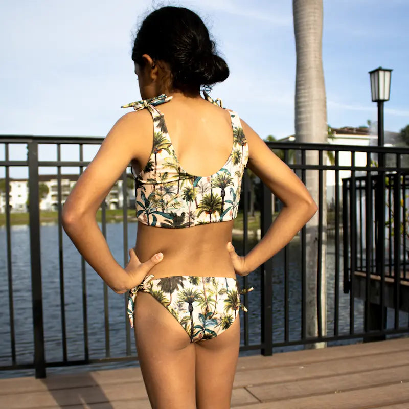 girls' two-piece swimsuit